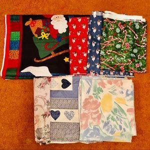 🐚 Bundle of Fabric! Variety! Many yards‼️